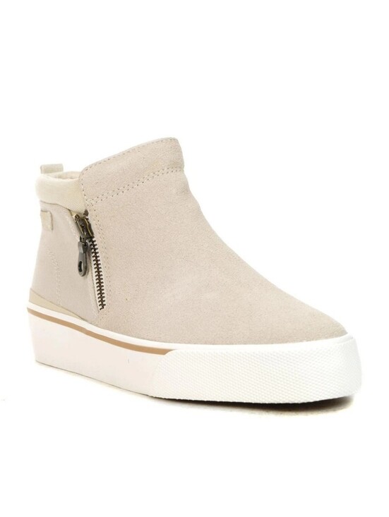 Keds Shoes - Keds Women's Cooper Latte Suede/Canvas Zip Booties 7.5